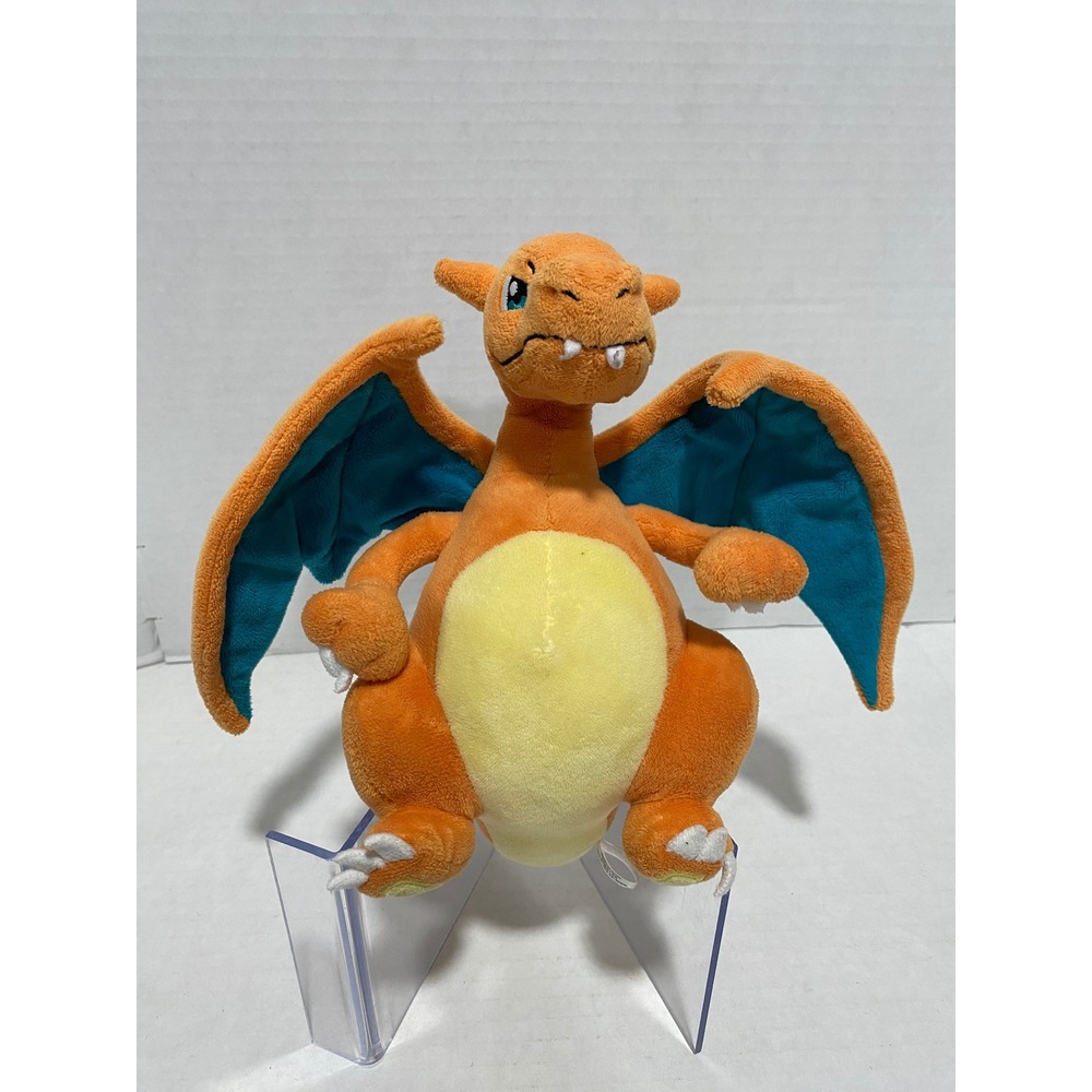 Nintendo Charizard Plush Toy Kids Pocket Monsters Orange 8.5in Excellent